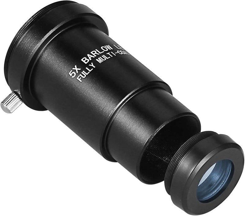 Celticbird 1.25 Inch 5X Barlow Lens Telescope Accessory,5X Magnification, Fully Multi-Coated Metal, with M42 Thread Camera Connect Interface - for 1.25” Telescope Astronomy Eyepiece - Image 4